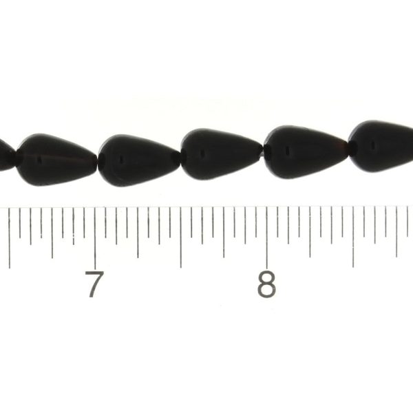 BLACK DROPLET 4 X 8 X 12 MM STRAND Fashion