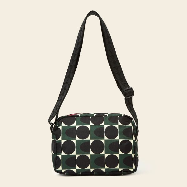 Angle Camera Bag - Spot Square Forest Discount