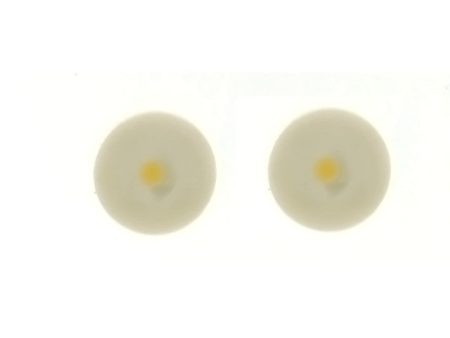 HALF-DRILL FRESHWATER PEARL BUTTON 6 MM (20 PR) Online Sale