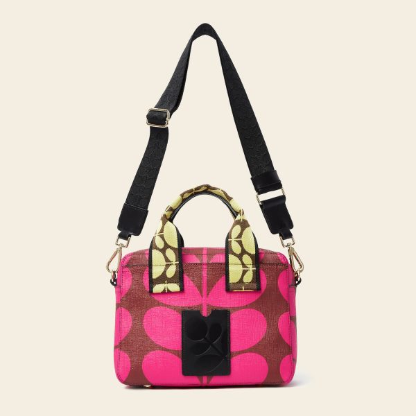 Block Handbag - Solid Stem Cerise Fashion