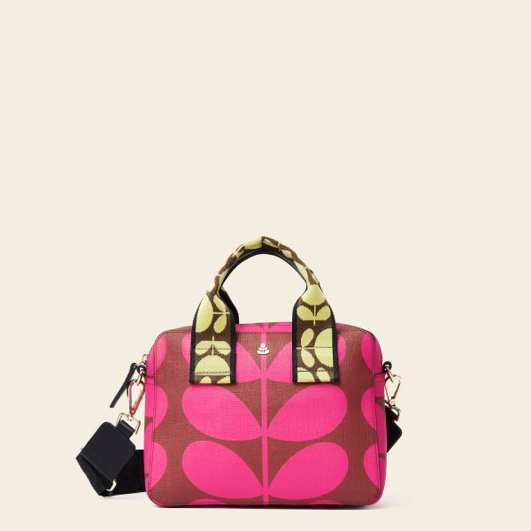 Block Handbag - Solid Stem Cerise Fashion