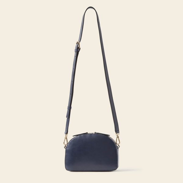 Babaluna Crossbody - Navy Punched Flower Online Sale