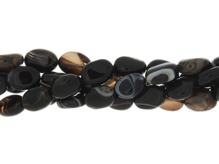 BLACK OVAL 10 X 14 MM STRAND Supply