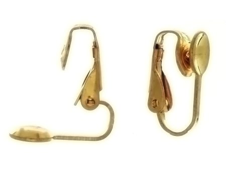 X CLIP-ON FLAT EARRINGS (12 PAIR) Hot on Sale