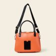 Beatrice Handbag - Punched Tall Flower Orange Online