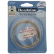 BEADALON 22 GAUGE HALF-ROUND GOLD WIRE (5 M) Online now