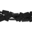 BLACK RECTANGLE 19 X 30 MM STRAND Fashion