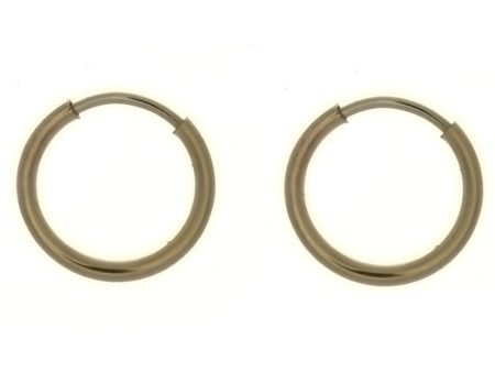 X HOOP 10 MM GF EARRINGS Sale