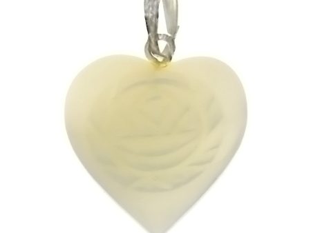 NATURAL MOTHER OF PEARL HEART 20 MM PENDANT Online now