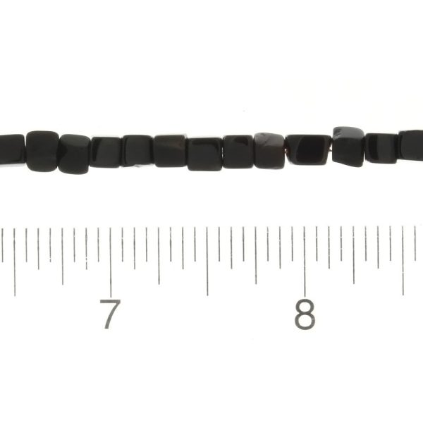 BLACK CUBE 5 MM STRAND Fashion