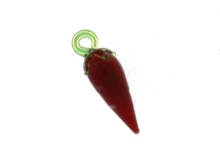 FOOD PEPPER GLASS CHARM Hot on Sale