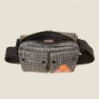 Angle Camera Bag - Scribble Print Black Fashion