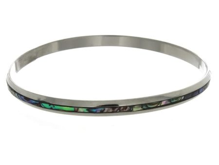 BANGLE ABALONE INLAY BRACELET Online Hot Sale