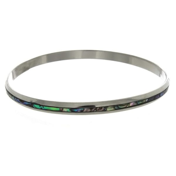 BANGLE ABALONE INLAY BRACELET Online Hot Sale