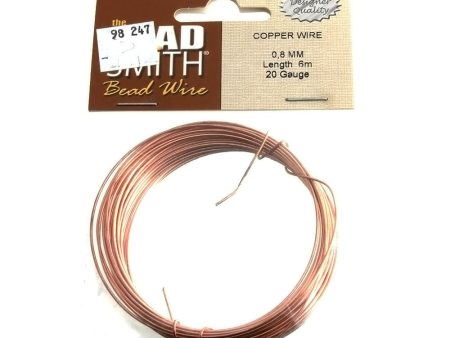 BEADSMITH 20 GAUGE COPPER WIRE (6 M) Online now