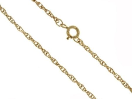 Chain Necklace Rope Gold Filled 2 mm X 18 in Online Sale