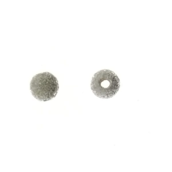 SPACER BEAD ROUND 4 MM SS FINDING (1 DOZ) Online Hot Sale