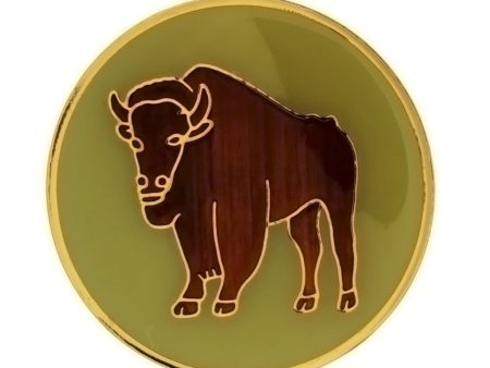 ENAMEL ANIMAL BUFFALO INSERT Online now