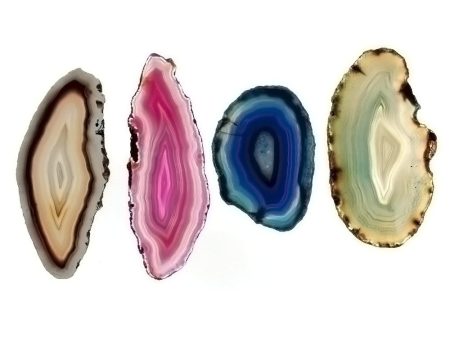 SLAB GEMSTONE BRAZILIAN AGATE (12 PC) on Sale