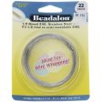 BEADALON 22 GAUGE HALF-ROUND STAINLESS WIRE (15 M) For Cheap