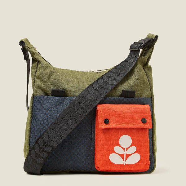 Area Hobo Crossbody - Colour Block Multi Online