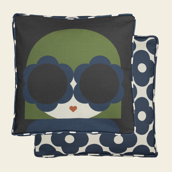 Lola Navy Cushion Fashion