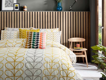 Trio Stem Bed Linen Ochre For Cheap