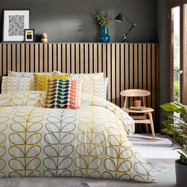 Trio Stem Bed Linen Ochre For Cheap