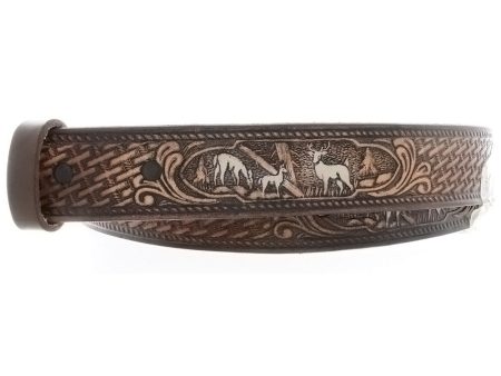 BELT DEER BROWN Discount