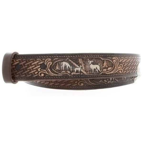 BELT DEER BROWN Discount