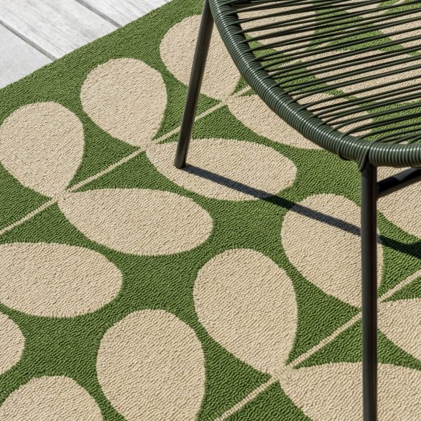 Basil Solid Stem Outdoor Rug For Discount