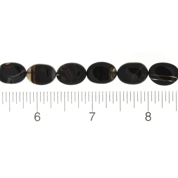 BLACK OVAL 10 X 14 MM STRAND Supply