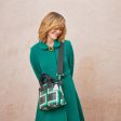 Hand Carry Handbag - Balcony Spot Emerald For Sale