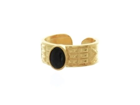 ADJUSTABLE BAND SAPPHIRE OVAL RING Fashion