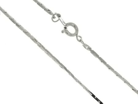 CHAIN NECKLACE COBRA SILVER 1.2 MM X 18 IN (DOZ) For Discount