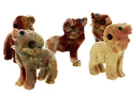 ANIMAL RAM SOAPSTONE CARVING (3) For Cheap