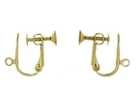 X SCREW BACK FLAT EARRINGS (12 PAIR) For Cheap