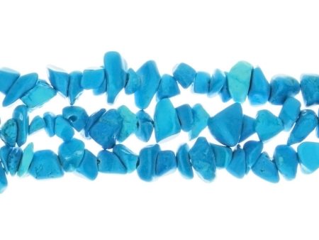 TURQUOISE MAGNESITE CHIP STRAND Supply