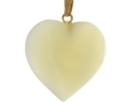 NATURAL MOTHER OF PEARL HEART 25 MM PENDANT Fashion