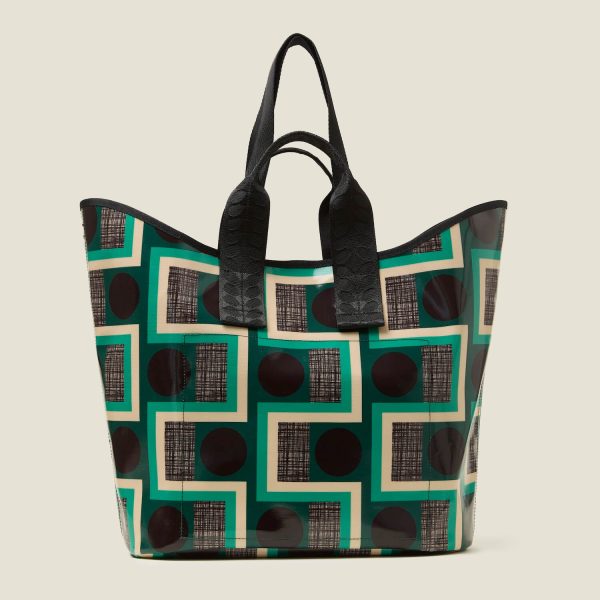 Carryall Large Tote - Balcony Spot Emerald Online Sale