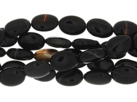 BLACK OVAL 13 X 18 MM STRAND Hot on Sale