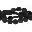 BLACK COIN 11 MM STRAND Cheap