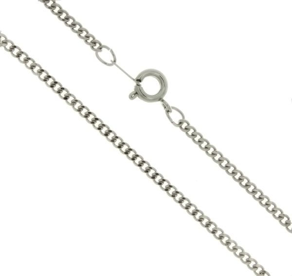 CHAIN NECKLACE CURB SILVER 2.4 MM X 18 IN (DOZ) Discount