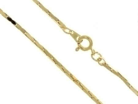 CHAIN NECKLACE ZEBRA GOLD 1.4 MM X 24 IN (DOZ) on Sale