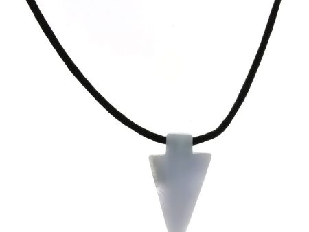 NECKLACE CHALCEDONY 30 MM ARROWHEAD Sale