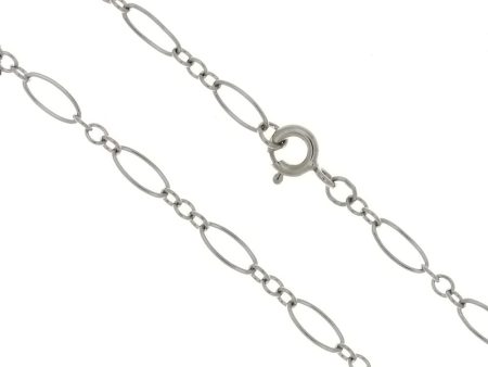 CHAIN NECKLACE LOOP LINK STERLING SILVER 3 MM X 18 IN Supply