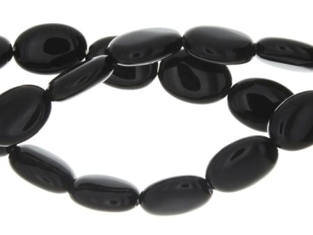 BLACK OVAL 10 X 14 MM STRAND Cheap