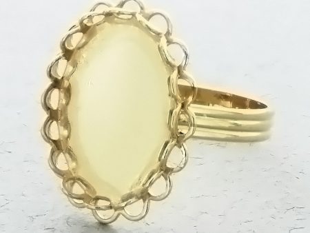 Adjustable Band Cabochon Mount 13 X 18mm Ring Online now