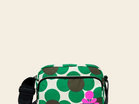 Angle Camera Bag - Retro Flower Emerald Online Sale