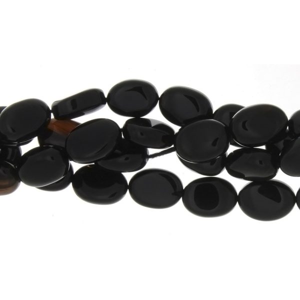 BLACK OVAL 10 X 14 MM STRAND Online Hot Sale